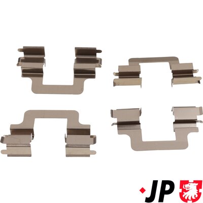 JP GROUP Zubehörsatz, Scheibenbremsbelag 1164005910 Hinterachse