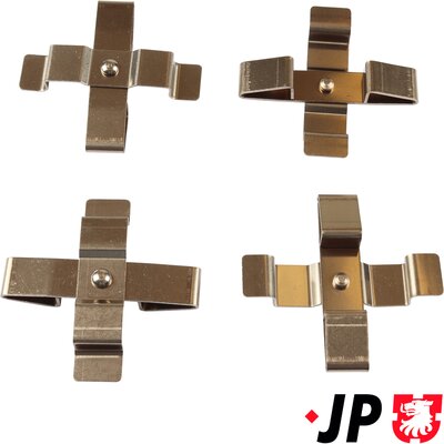 JP GROUP Zubehörsatz, Scheibenbremsbelag 1164006910 Vorderachse