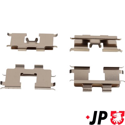 JP GROUP Zubehörsatz, Scheibenbremsbelag 1264004910 Hinterachse