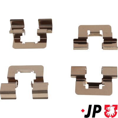 JP GROUP Zubehörsatz, Scheibenbremsbelag 1264005210 Hinterachse