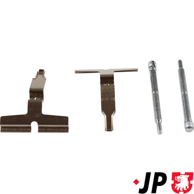 JP GROUP Zubehörsatz, Scheibenbremsbelag 1364003310 Hinterachse