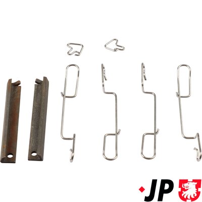 JP GROUP Zubehörsatz, Scheibenbremsbelag 1364003710 Hinterachse