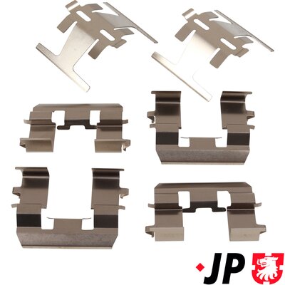 JP GROUP Zubehörsatz, Scheibenbremsbelag 3464002810 Vorderachse links