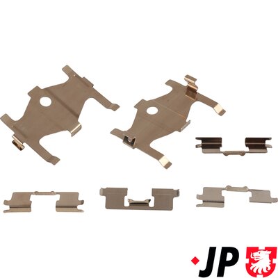 JP GROUP Zubehörsatz, Scheibenbremsbelag 3664003710 Hinterachse