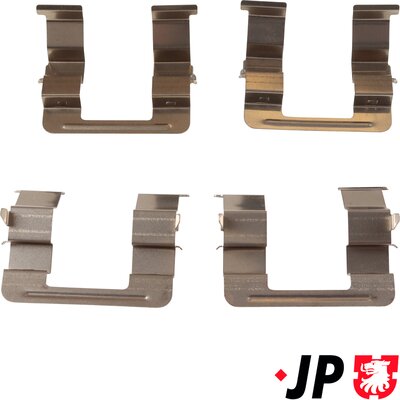 JP GROUP Zubehörsatz, Scheibenbremsbelag 3864003110 Vorderachse