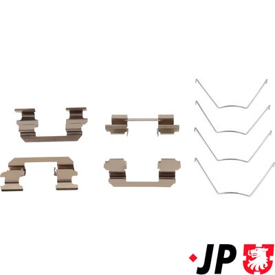 JP GROUP Zubehörsatz, Scheibenbremsbelag 4064003310 Vorderachse