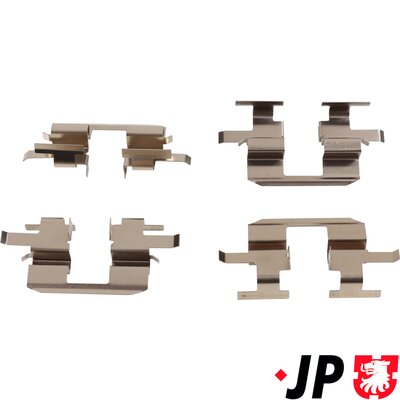 JP GROUP Zubehörsatz, Scheibenbremsbelag 4664001210 Hinterachse