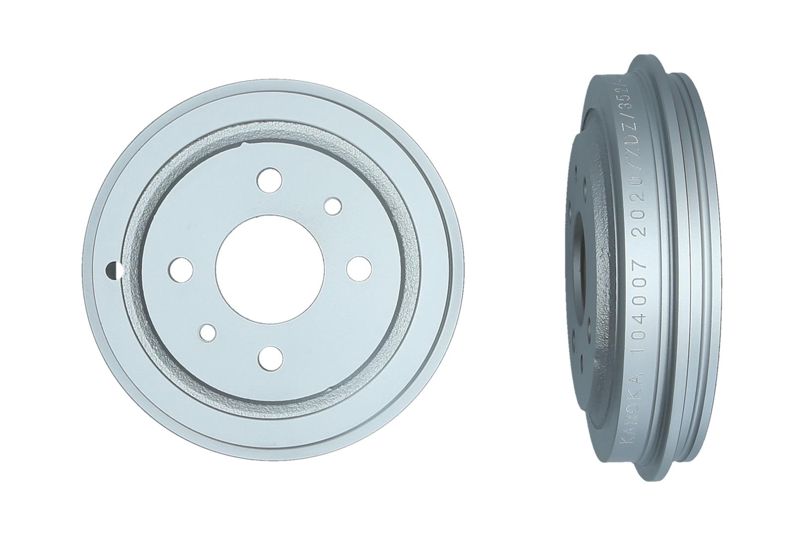 KAMOKA Bremstrommel 104007 Hinterachse für Fiat
