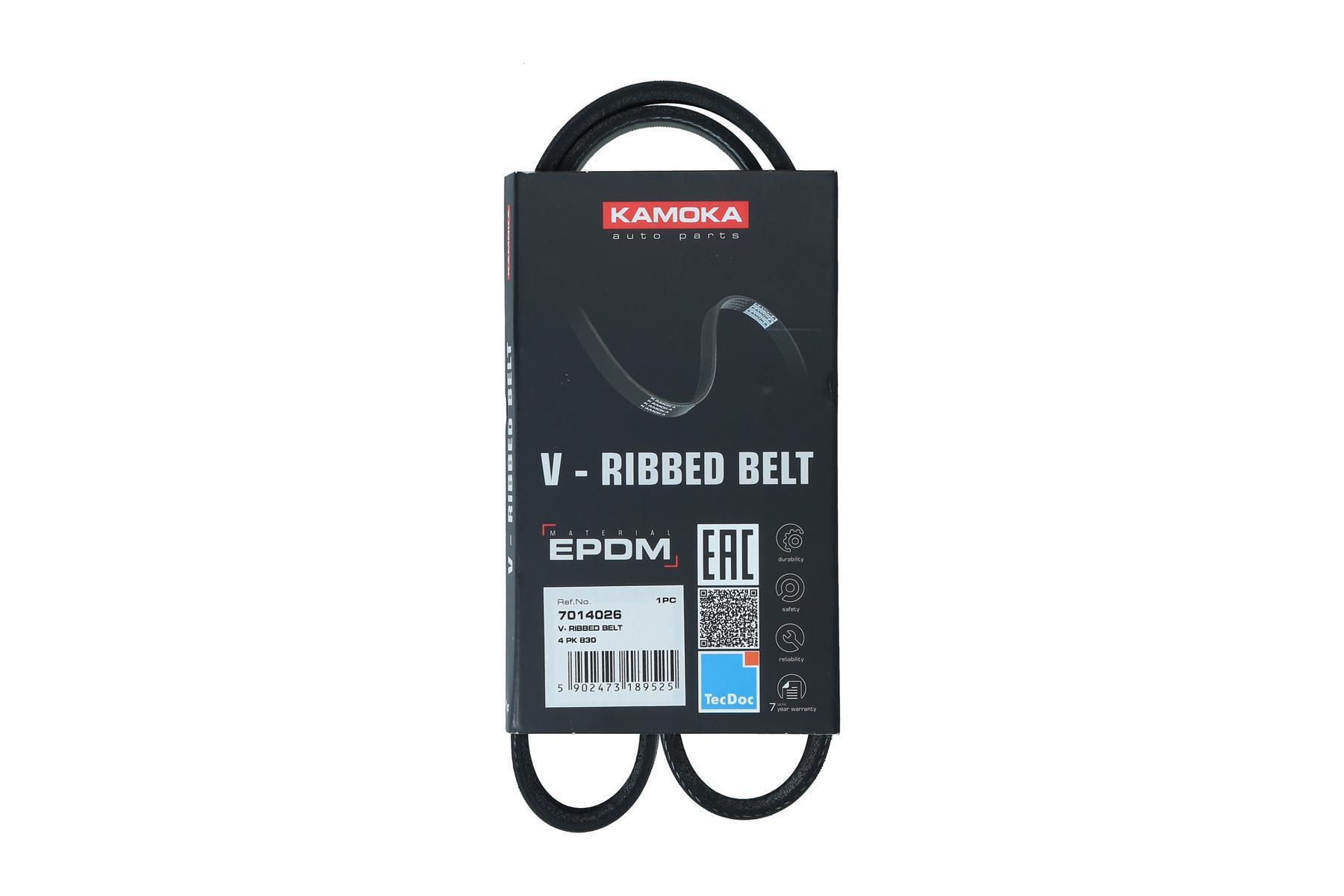 KAMOKA Keilrippenriemen 7014026 für CHEVROLET DAEWOO TOYOTA HONDA NISSAN VAG HYUNDAI