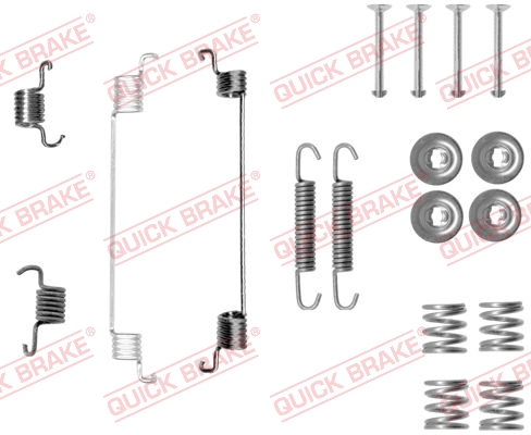 Für QUICK BRAKE QB105-0014 Accessory Kit, brake shoes QB105-0014 Brake shoe fit - Bild 5