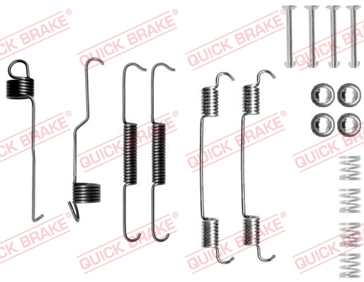 Zubehörsatz, Bremsbacken 105-0804 QUICK BRAKE für FIAT PALIO ALBEA - Bild 6