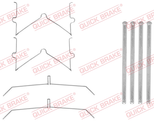 QUICK BRAKE Zubehörsatz, Scheibenbremsbelag 1090003