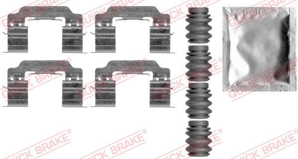 QUICK BRAKE Zubehörsatz, Scheibenbremsbelag 1090007