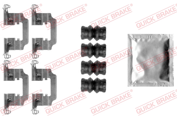 QUICK BRAKE Zubehörsatz, Scheibenbremsbelag 1090008