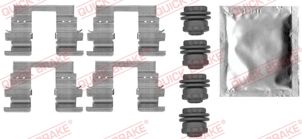 QUICK BRAKE Zubehörsatz, Scheibenbremsbelag 1090013