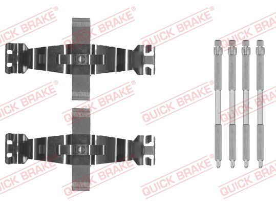 QUICK BRAKE Zubehörsatz, Scheibenbremsbelag 1090022