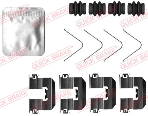 QUICK BRAKE Zubehörsatz, Scheibenbremsbelag 1090034