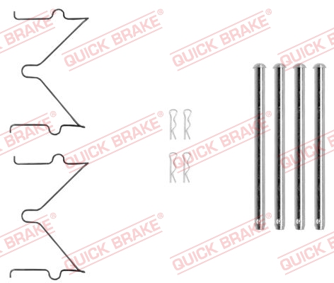QUICK BRAKE Zubehörsatz, Scheibenbremsbelag 1090040