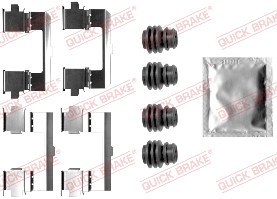 QUICK BRAKE Zubehörsatz, Scheibenbremsbelag 1090048