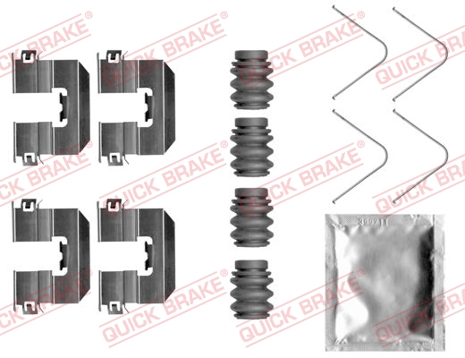 QUICK BRAKE Zubehörsatz, Scheibenbremsbelag 1090058
