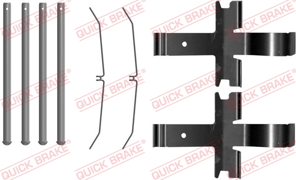 QUICK BRAKE Zubehörsatz, Scheibenbremsbelag 1090081