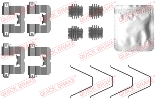 QUICK BRAKE Zubehörsatz, Scheibenbremsbelag 1090114