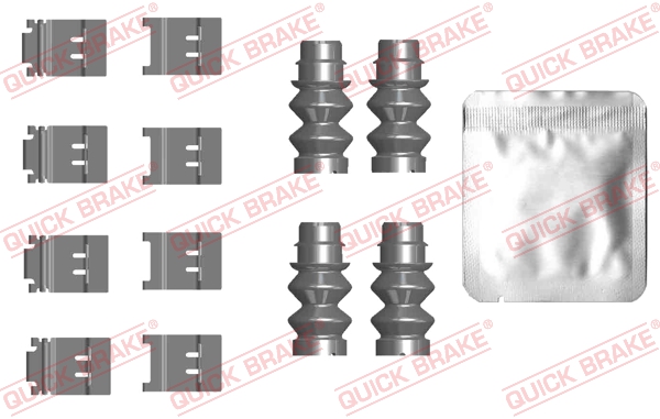 QUICK BRAKE Zubehörsatz, Scheibenbremsbelag 1090124