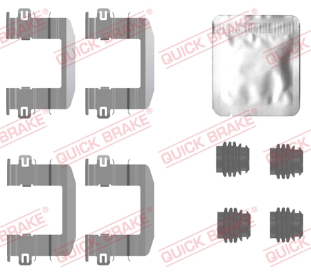 QUICK BRAKE Zubehörsatz, Scheibenbremsbelag 1090132