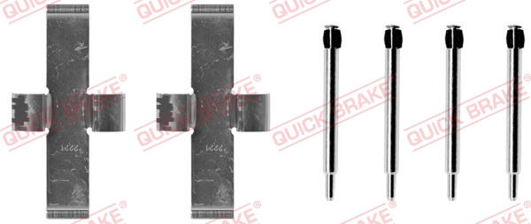 QUICK BRAKE Zubehörsatz, Scheibenbremsbelag 1090924