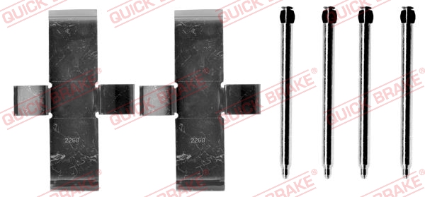 QUICK BRAKE Zubehörsatz, Scheibenbremsbelag 1090945