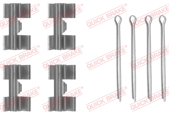 QUICK BRAKE Zubehörsatz, Scheibenbremsbelag 1090969