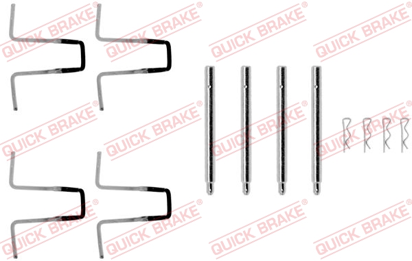 QUICK BRAKE Zubehörsatz, Scheibenbremsbelag 1090977