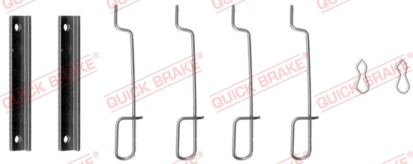 QUICK BRAKE Zubehörsatz, Scheibenbremsbelag 1090992