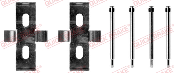QUICK BRAKE Zubehörsatz, Scheibenbremsbelag 1091007