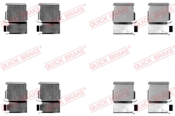 QUICK BRAKE Zubehörsatz, Scheibenbremsbelag 1091033