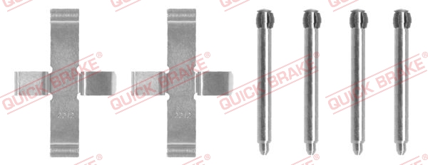 QUICK BRAKE Zubehörsatz, Scheibenbremsbelag 1091046