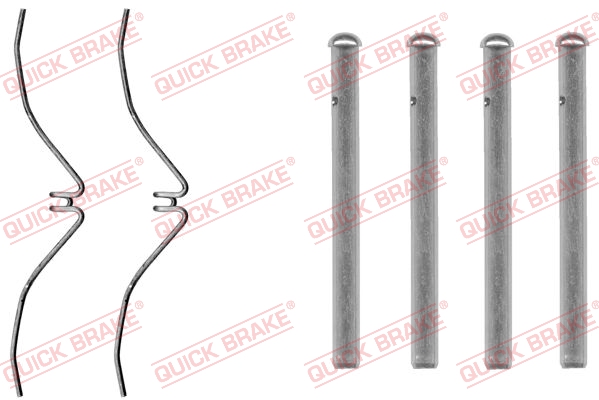 QUICK BRAKE Zubehörsatz, Scheibenbremsbelag 1091061
