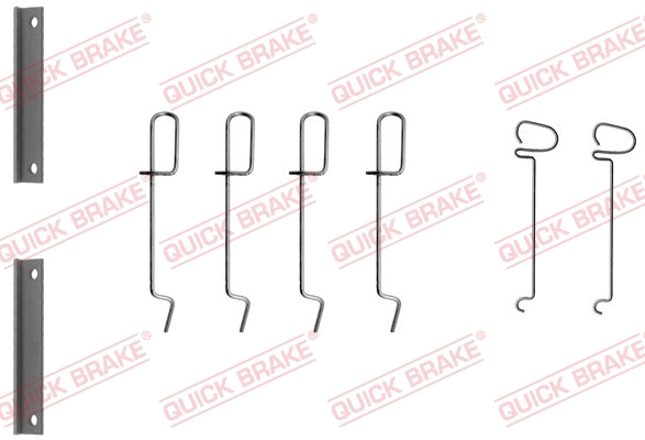 QUICK BRAKE Zubehörsatz, Scheibenbremsbelag 1091070