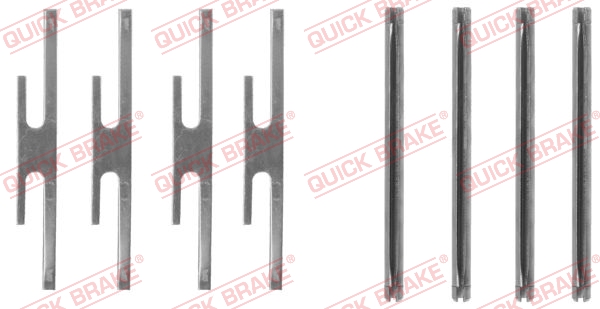 QUICK BRAKE Zubehörsatz, Scheibenbremsbelag 1091072