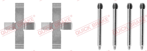 QUICK BRAKE Zubehörsatz, Scheibenbremsbelag 1091076
