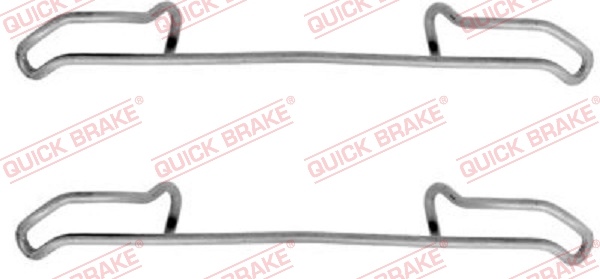 QUICK BRAKE Zubehörsatz, Scheibenbremsbelag 1091085