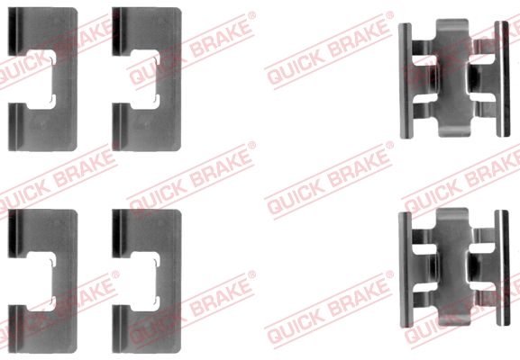 QUICK BRAKE Zubehörsatz, Scheibenbremsbelag 1091091