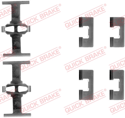 QUICK BRAKE Zubehörsatz, Scheibenbremsbelag 1091092