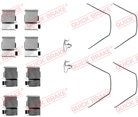 QUICK BRAKE Zubehörsatz, Scheibenbremsbelag 1091093