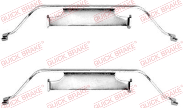 QUICK BRAKE Zubehörsatz, Scheibenbremsbelag 1091096