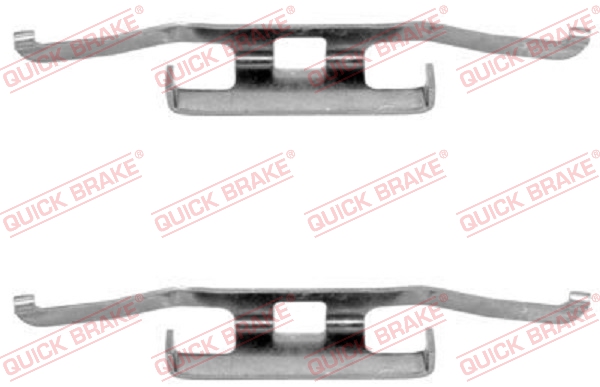 QUICK BRAKE Zubehörsatz, Scheibenbremsbelag 1091098
