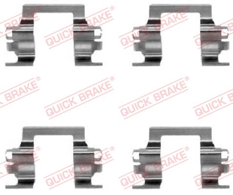 QUICK BRAKE Zubehörsatz, Scheibenbremsbelag 1091117