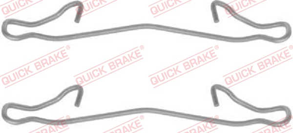 QUICK BRAKE Zubehörsatz, Scheibenbremsbelag 1091121