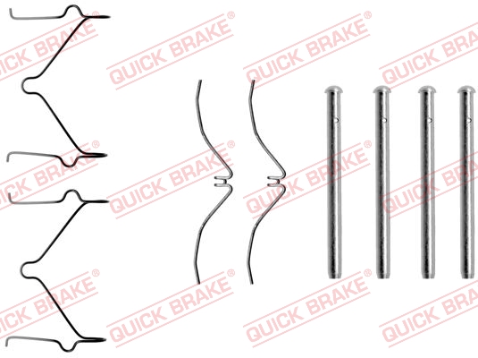 QUICK BRAKE Zubehörsatz, Scheibenbremsbelag 1091124
