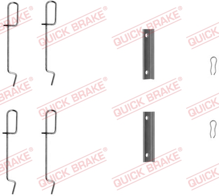 QUICK BRAKE Zubehörsatz, Scheibenbremsbelag 1091125